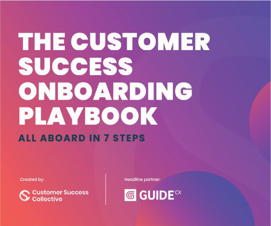The Customer Success Onboarding Playbook